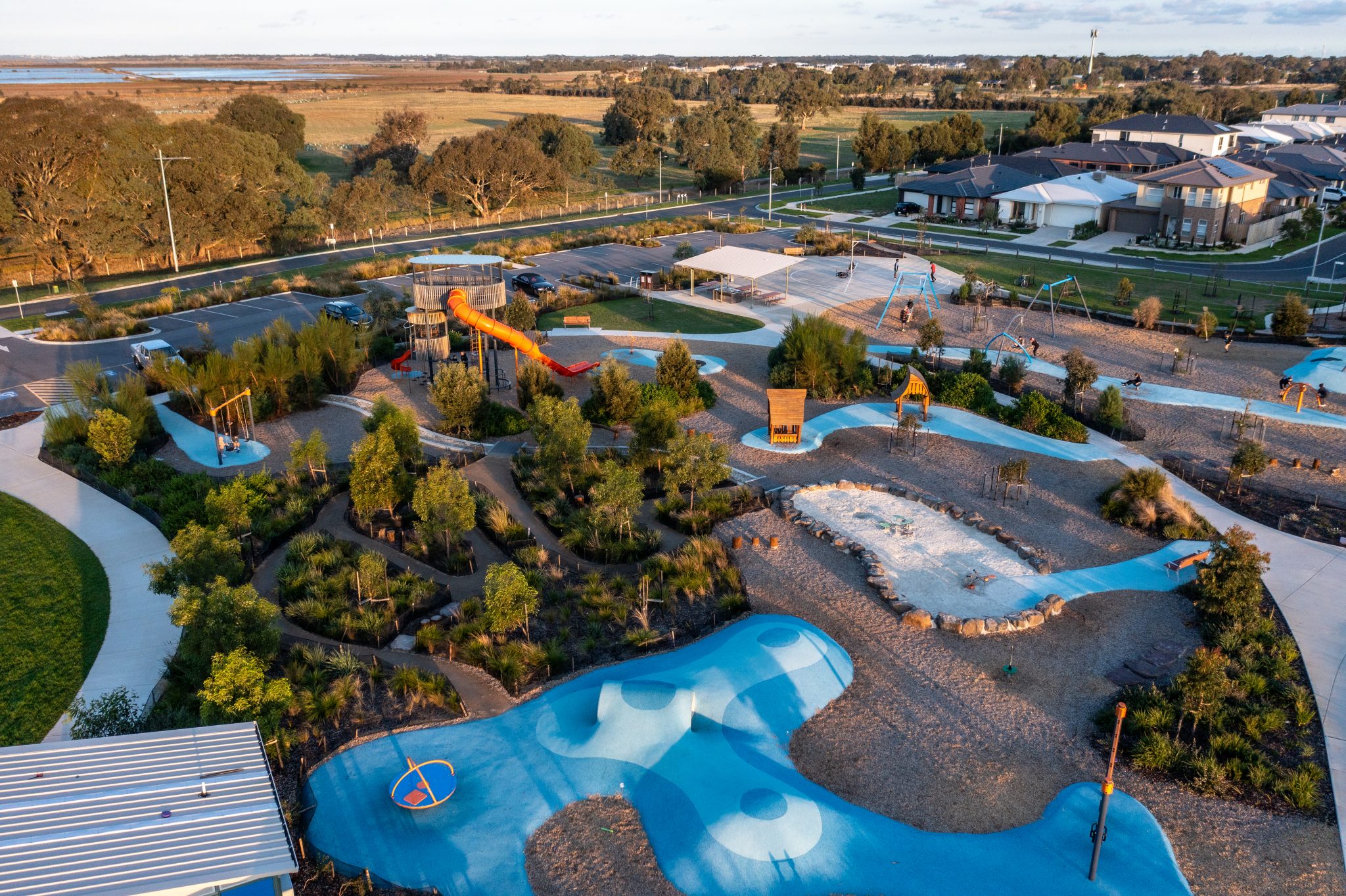 Photo of the playground at Glenlee Regional Park